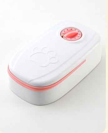 Automatic pet feeder with timer stainless steel bowl for cats and dogs