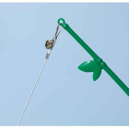 Interactive Cat Feather Wand – Durable bell and refillable toy for engaging playtime with cats. - Whiskerwise