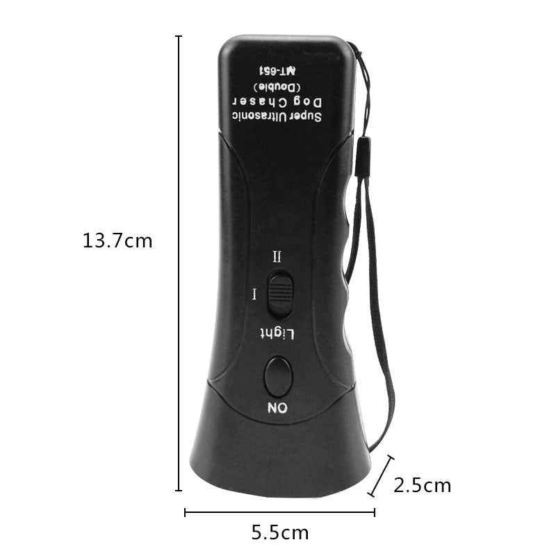 3-in-1 Anti Barking Dog Training Device Ultrasonic Dog Training Repeller  LED Flashlight - Whiskerwise
