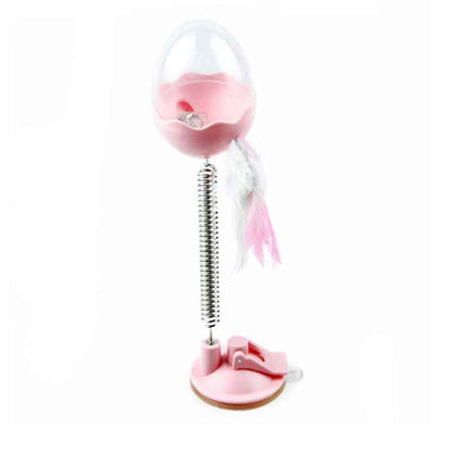 Catnip Sucker Toy – Flashing Suction Cat Toy with a playful cat reaching for it. - Whiskerwsie