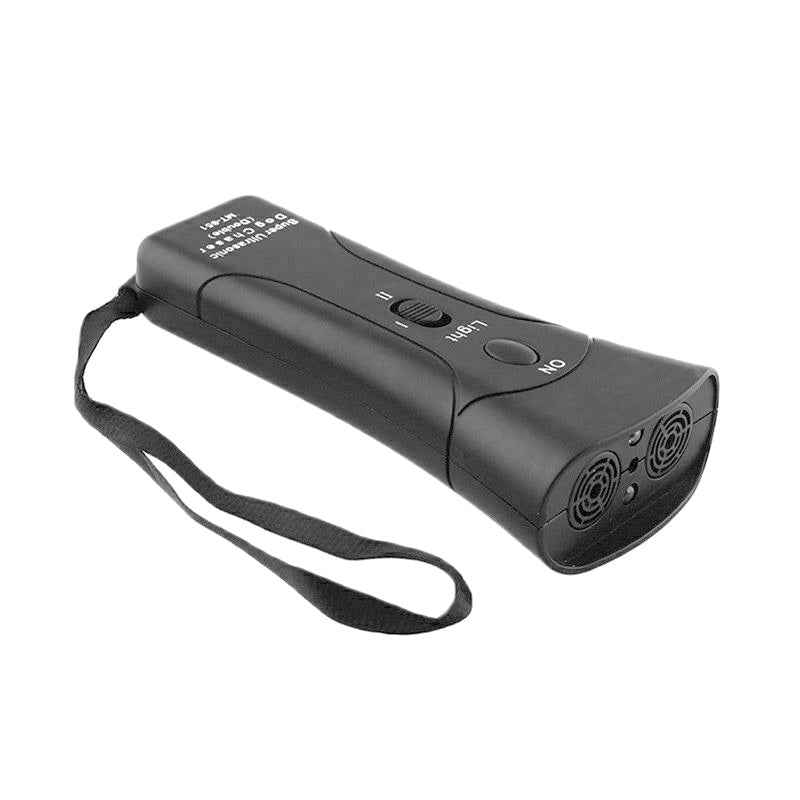 3-in-1 Anti Barking Dog Training Device Ultrasonic Dog Training Repeller  LED Flashlight - Whiskerwise