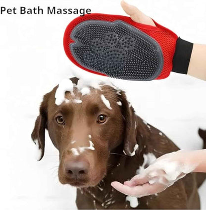 Pet Bathing Glove Pet Hair Glove Grooming Pet Hair Remover Mitt Pet Bathing Tool Cleaning Gloves Brush Gloves Are Combining A Cleaning Brush - Whiskerwise