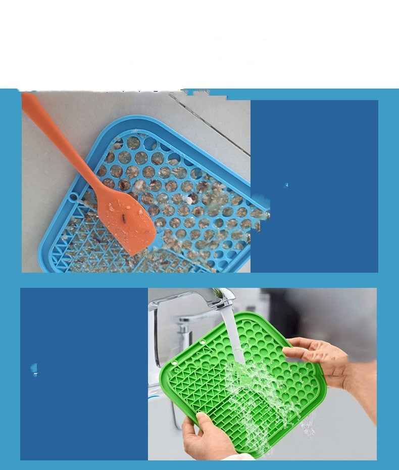 Owl Dog Licking Mat Pet Food Basin Tableware - Whiskerwise