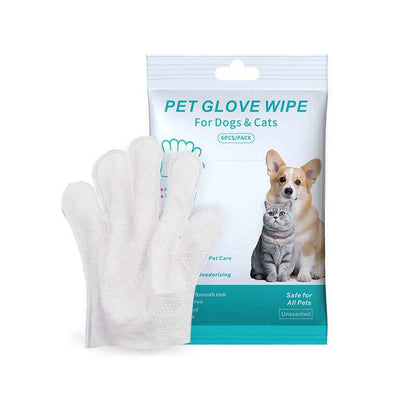Pet Disposable Gloves Cat Dog Cleaning Dry Cleaning Gloves Pet Products - Whiskerwise