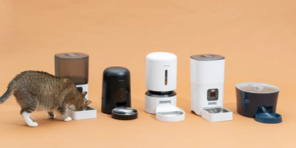Automatic pet feeder with timer stainless steel bowl for cats and dogs