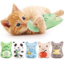 Catnip plush toy for cats Halloween ghost pumpkin bat spider designs