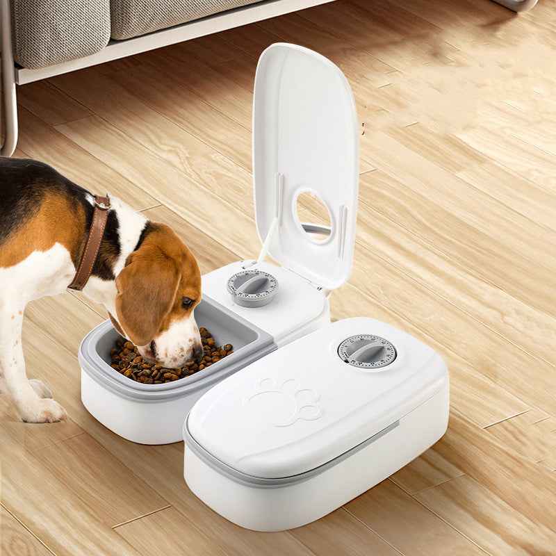 Automatic Pet Feeder Smart Food Dispenser For Cats Dogs Timer Stainless Steel Bowl Auto Dog Cat Pet Feeding Pets Supplies - Whiskerwise